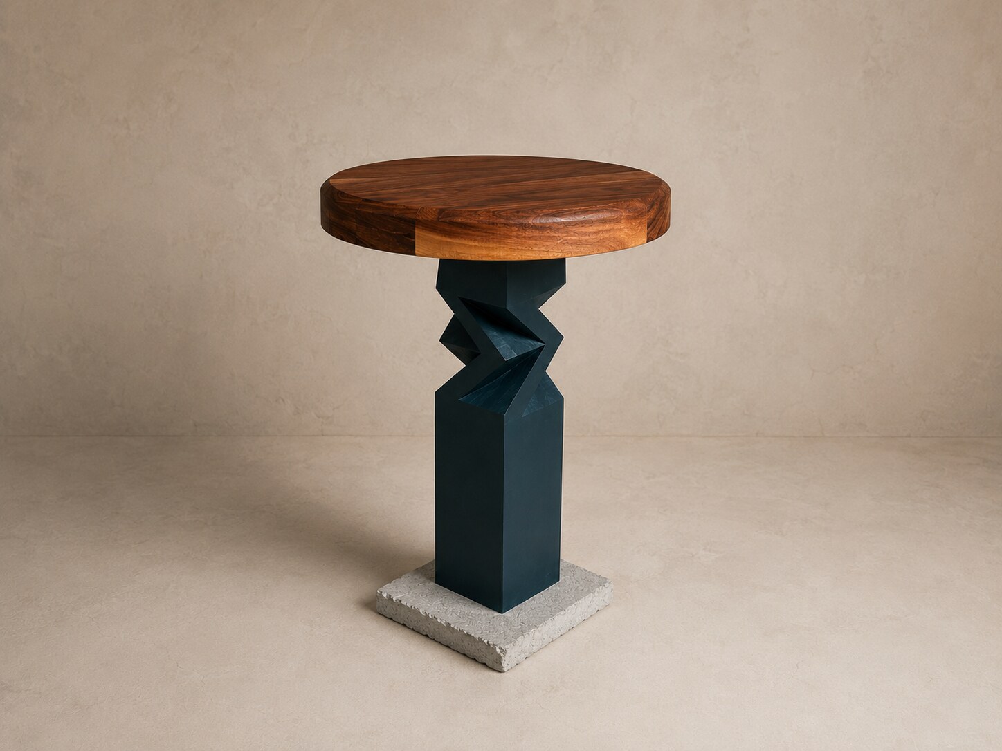 Table gigogne bleue de la collection Origami