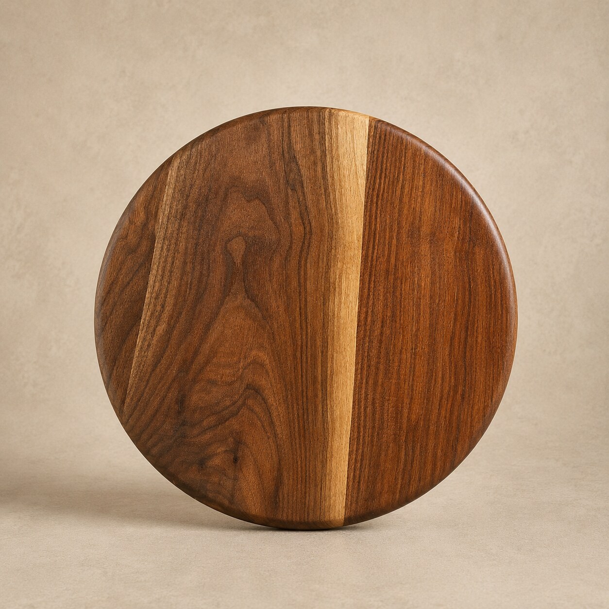 Table basse pied bleu, détail du plateau